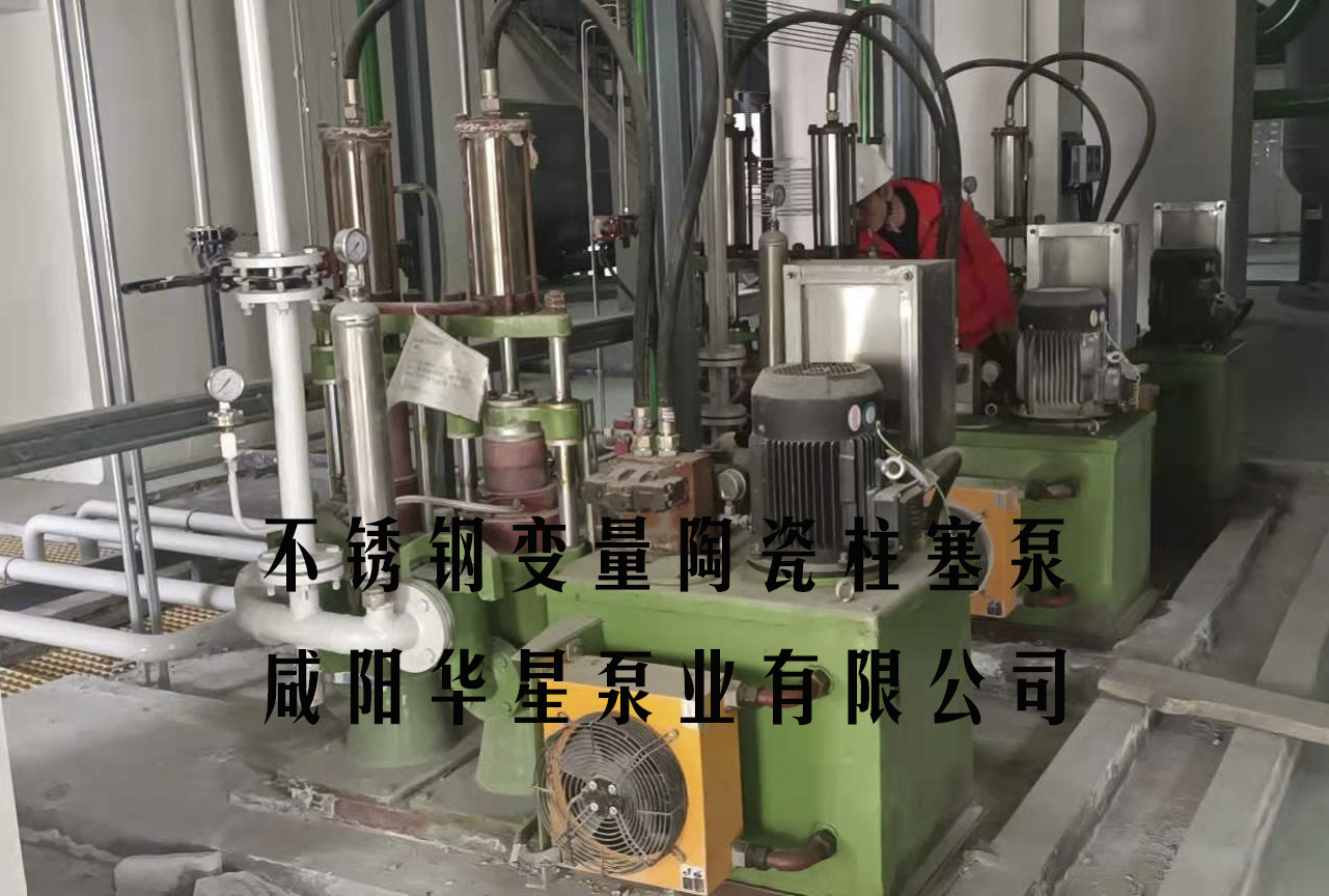 不锈钢变量陶瓷柱塞泵使用现场